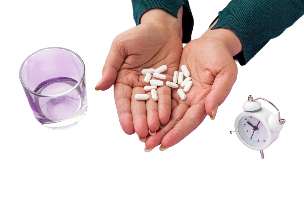 Birth Control 4 handd with medicine